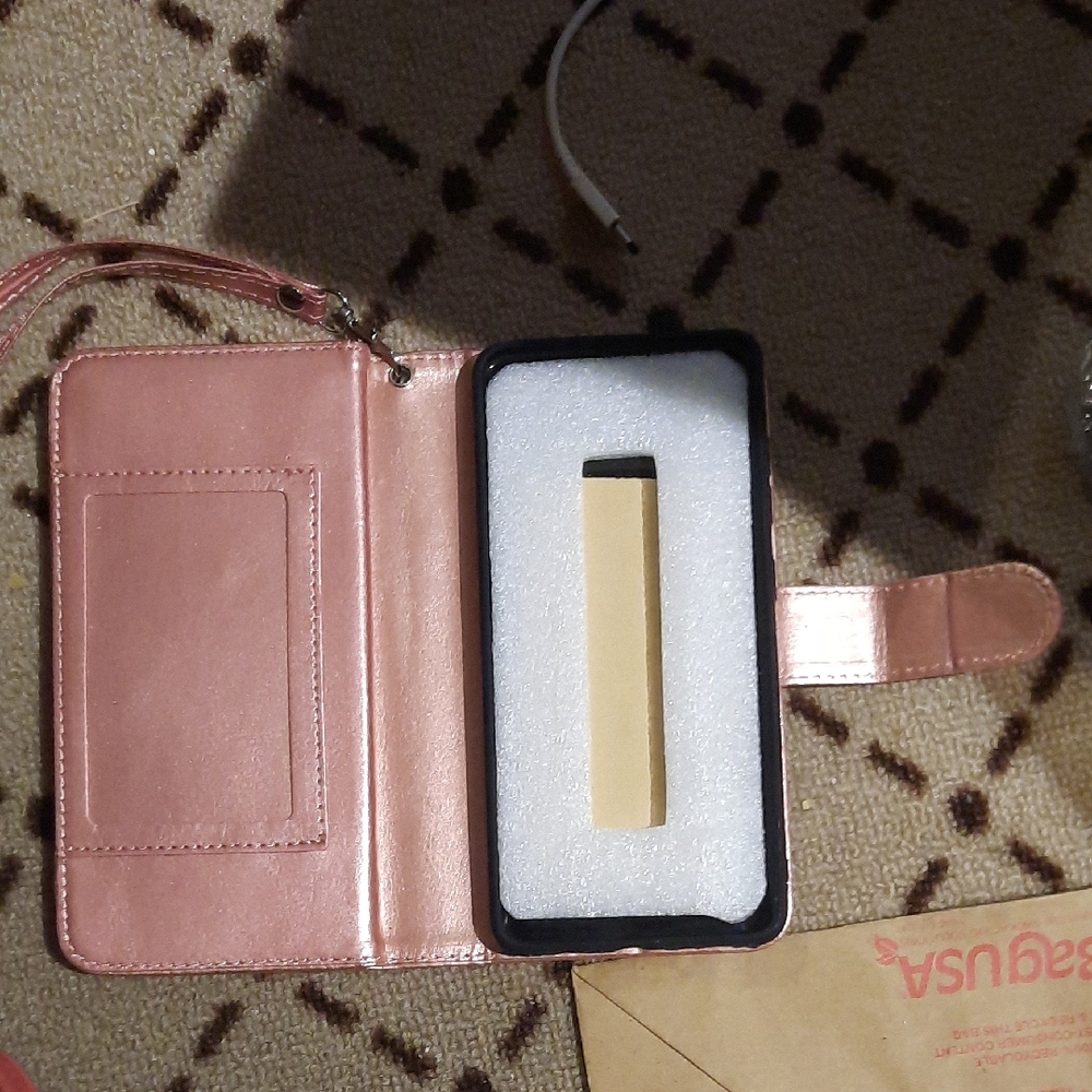 Brand New SAMSUNG GALAXY Pink Phone Case WALLET A51 For ID Credit Cards Cash